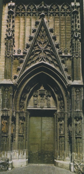 Portada del Bautismo Catedral de Sevilla