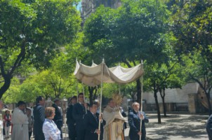 Procesión del Corpus Christi de la Sacramental del Sagrario