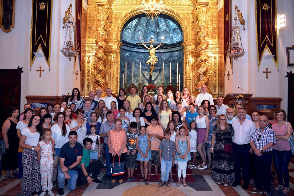 Celebración ecuménica en la Basílica del Cristo de la Expiración con niños bielorrusos