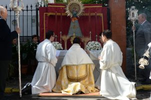Procesión eucarística de la Parroquia de San Sebastián (Sevilla)