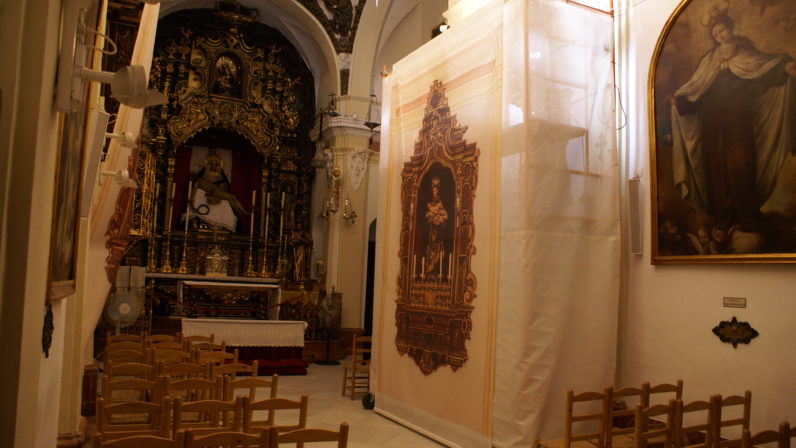 La Hermandad del Baratillo acomete la restauración de los retablos de la Capilla de la Piedad