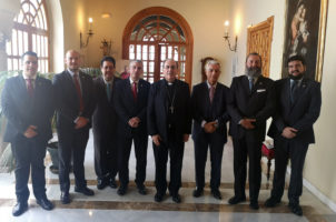 El Arzobispo recibe a la nueva junta de San Hermenegildo