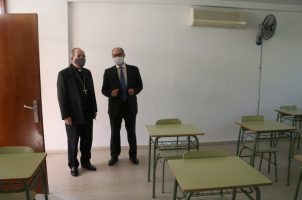 Bendición de las nuevas instalaciones del colegio diocesano de San Bernardo