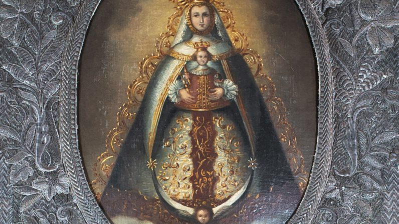 Simpecado de la Virgen del Rocío (Capilla de Ntra. Sra. del Rocío, de Coria del Río)