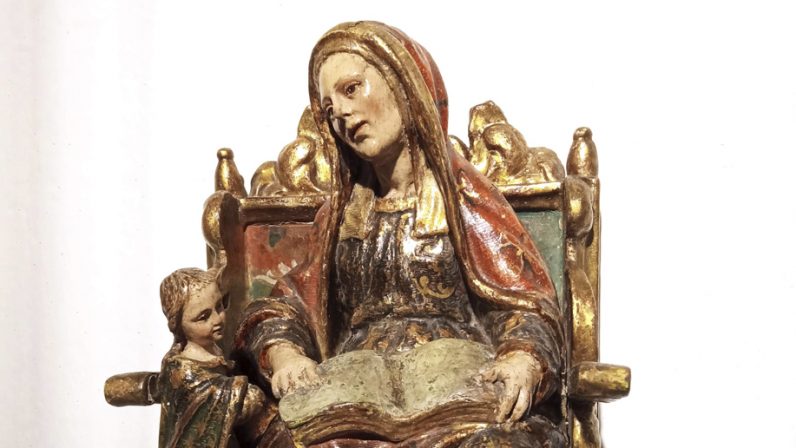 Santa Ana con la Virgen Niña y san Joaquín, del monasterio de las mínimas de Triana