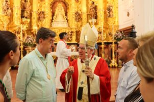 Eucaristía en el Rocío con las hermandades rocieras de Cataluña