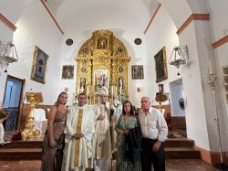 Toma de posesión del sacerdote José Manuel Pineda Benítez, párroco de San Cristóbal Martir, Burguillos y de San Ignacio de Loyola (El Viar-Alcalá del Río)