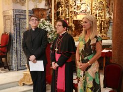 Acción de gracias en la iglesia Santa María la Blanca