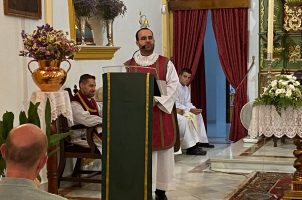 Toma de posesión del sacerdote Fernando Martín como párroco de Ntra. Sra. de la Esperanza (Marinaleda)