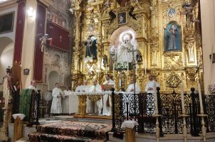 Toma de posesión del sacerdote Alberto Talavera San Román, párroco de Sta. María de Gracia (Gelves)