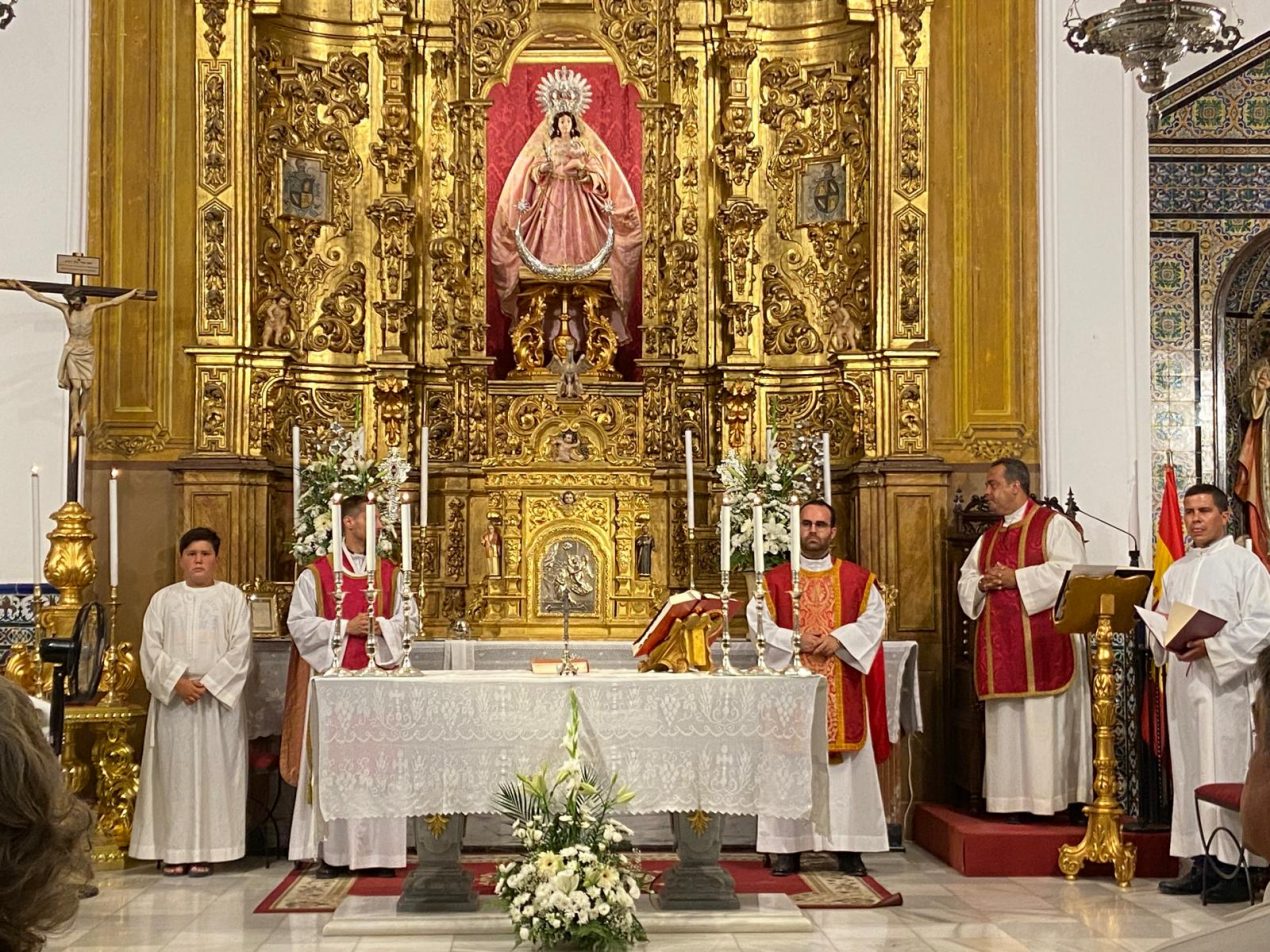 Toma de posesión del sacerdote Fernando Martín, párroco de Ntra. Sra. del Rosario (El Rubio)