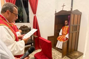 Toma de posesión del sacerdote Fernando Martín, párroco de Ntra. Sra. del Rosario (El Rubio)