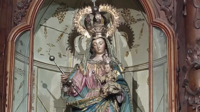 Virgen del Rosario de la Parroquia de San Sebastián (Pedrera)